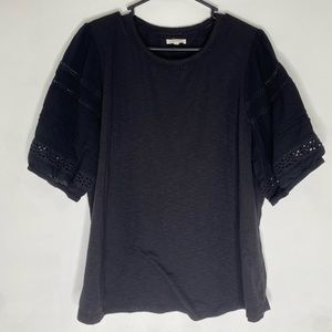 Maurice’s Boho Black Blouse, Plus Size 1